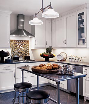 kitchen in Laura Soskin's house